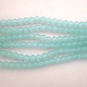 Glass Beads 8mm Round - Pastel Light Turquoise - 1 String / 100 Beads