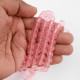 Glass Beads 8mm Round - Matte T. Pink - 1 String / 100 beads