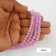 Glass Beads 6mm Round - Pastel Lavender - 1 String / 140 Beads