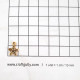 Metal Charms 14mm Flower #25 - Golden - 20 Charms