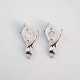 Magnetic Clasps #7 Hand Hold - Silver Finish - 1 Set