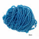 Glass Beads 8mm Round - Ocean Blue - 1 String / 100 Beads