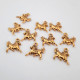 Metal Charms 14mm Horse #1 - Golden - 10 Charms