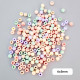 Acrylic Beads 6mm Round - Pastel Assorted - 20gms / 185 Beads