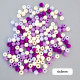 Acrylic Beads 6mm Round - Purple Assorted - 20gms / 185 Beads