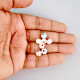 Acrylic Beads 7.5mm - Pumpkin Assorted - 20gms / 95 Beads