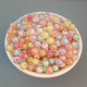 Acrylic Beads 10mm Round - Bead In Bead Assorted - 36 Beads
