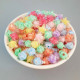 Acrylic Beads 16mm Star - Bead In Bead Assorted - 22 Beads