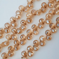 Faux crystal beads on sale