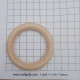 Wooden Rings #5 - 70mm Natural - 2 Rings