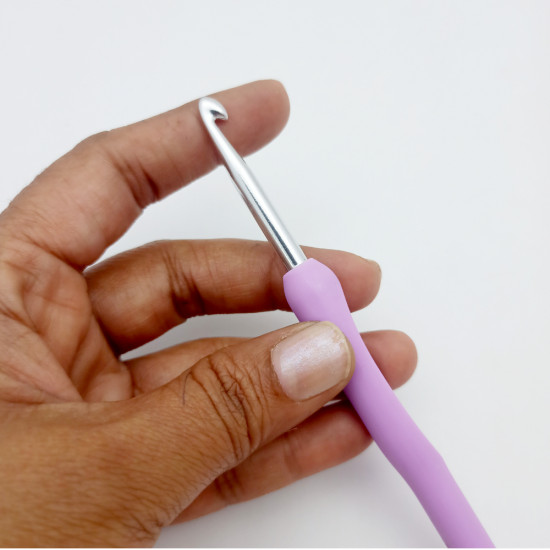 Crochet Hook Needles 5mm - No. 6 Aluminium - 1 Piece