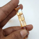 Glass Beads 12mm Square - Amber - 1 String / 50 beads