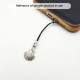Charm Lanyards 55mm - White With Ring - 20 pieces