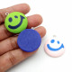 Pendant #37 - 25mm Smiley Assorted - Pack of 3