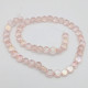 Glass Beads 6mm Disc Faceted - Light Pink With Lustre - 1 String / 48 Beads