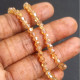 Glass Beads 4mm Bicone Faceted - Champagne - 1 String / 80 Beads
