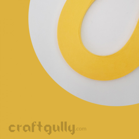 Quilling Strips 2mm Buttercup Yellow - 17inch - 100 Strips