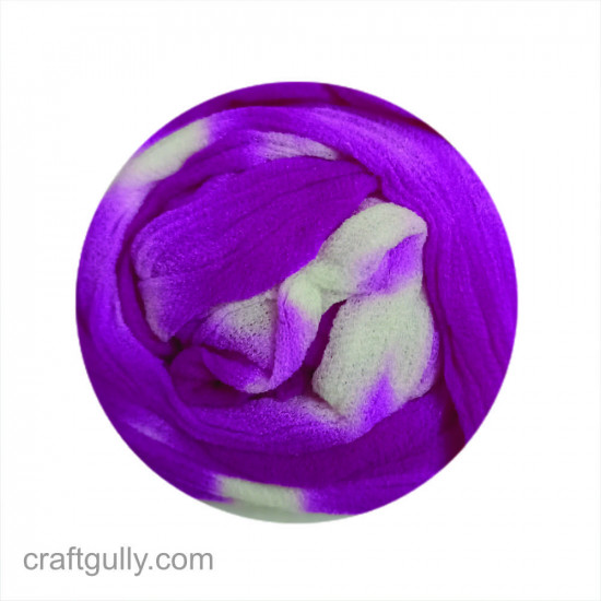 Stocking Cloth 0.6m - Shaded White & Orchid - Pack of 1