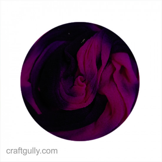 Stocking Cloth 0.6m - Shaded Black & Magenta - Pack of 1