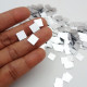 Sequins #82 - 8mm Square - Silver - 10gms Sequins #82 - 8mm Square - Silver - 10gms