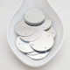Sequins #83 - 32mm Round - Silver - 10gms