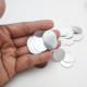 Sequins #85 - 20mm Round - Silver - 10gms