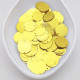Sequins #88 - 14mm Round - Golden - 10gms