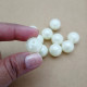 Acrylic Beads 16mm Pearl Finish - Ivory #3 - 10 Beads