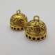Jhumka Base #27 - 20mm Floral - Golden- 1 Pair