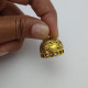 Jhumka Base #27 - 20mm Floral - Golden- 1 Pair