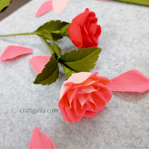 Free CraftGully Printables - Paper Rose Petal