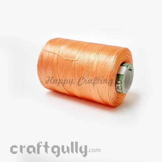 Faux Silk Thread - Peach