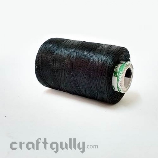 Faux Silk Thread - Black