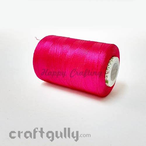 Pink 5N Artificial Silk Thread Viscose Thread Online In India. COD
