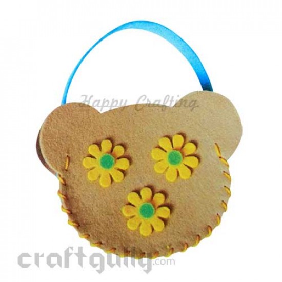 Make Your Own Foam Bag Kit - Small Teddy - Brown