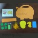 Make Your Own Foam Bag Kit - Big Elephant - Orange