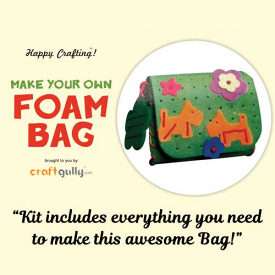 Make Your Own Foam Bag - Small - Clutch - Green