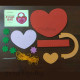 Make Your Own Foam Bag - Big - Heart - Red