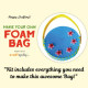 Make Your Own Foam Bag - Small - Round - Blue