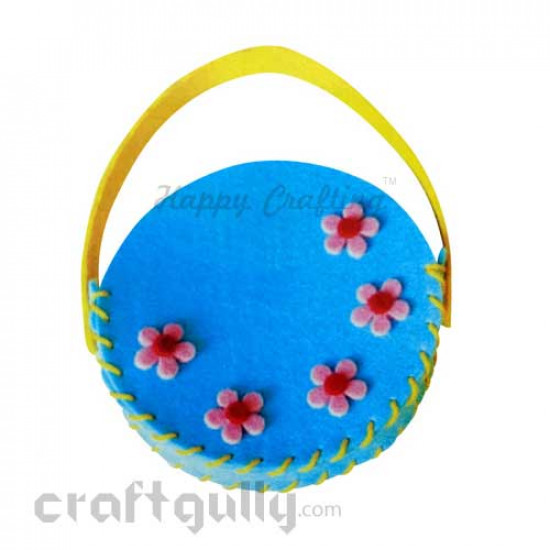 Make Your Own Foam Bag - Small - Round - Blue