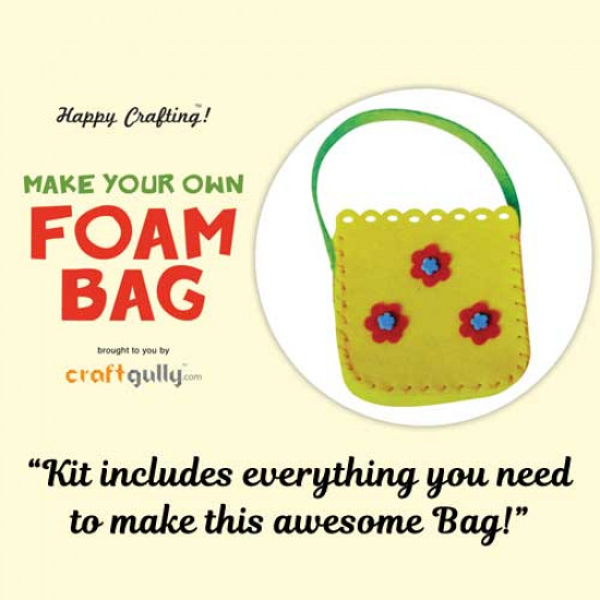 Make Your Own Foam Bag - Small - Rectangle - Yellow