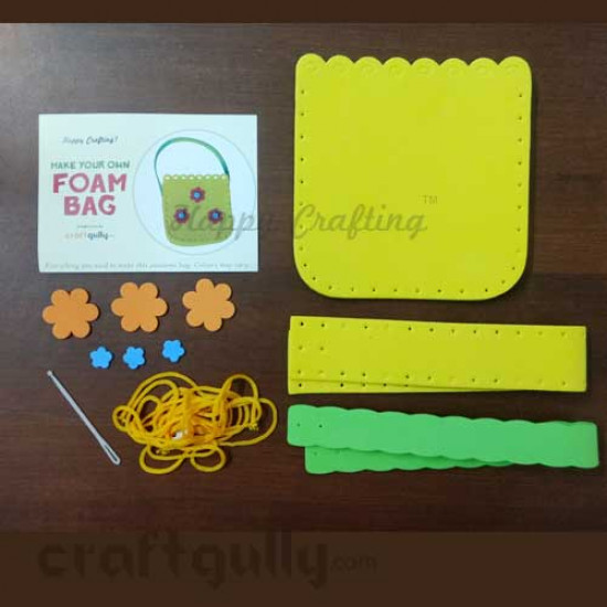 Make Your Own Foam Bag - Small - Rectangle - Yellow