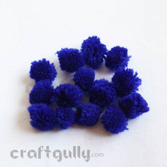 Pom Poms 20mm - Dark Blue - Pack of 25