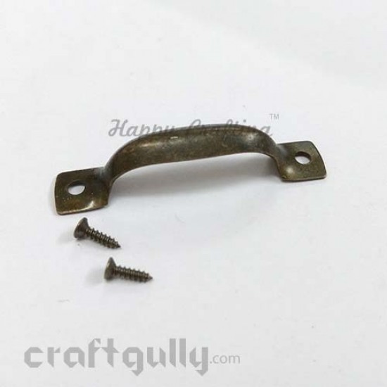 Miniature - Metal 52mm - Drawer Handle #1 - Bronze Finish