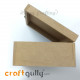 MDF Blank Box 6 inches - Square With Lock - Natural