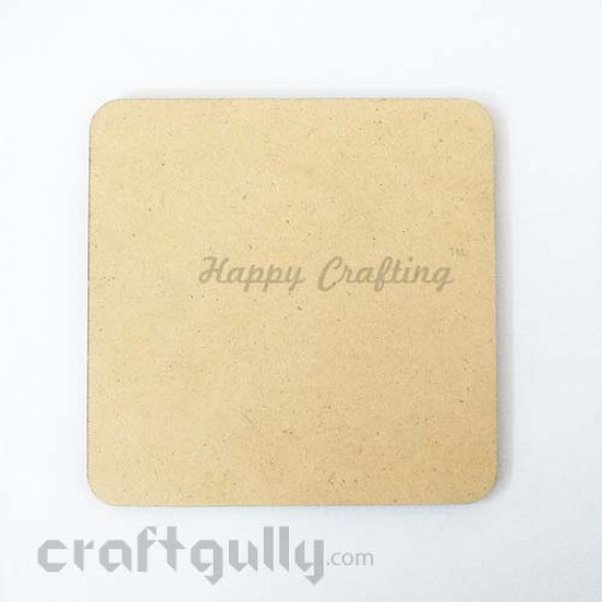 MDF Blank Coasters 98mm - Square #1