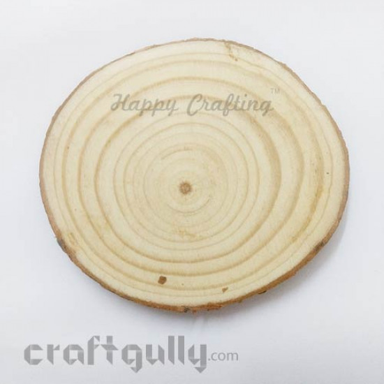 Wood Slice 80mm - Natural - Pack of 1