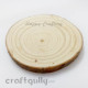 Wood Slice 80mm - Natural - Pack of 1