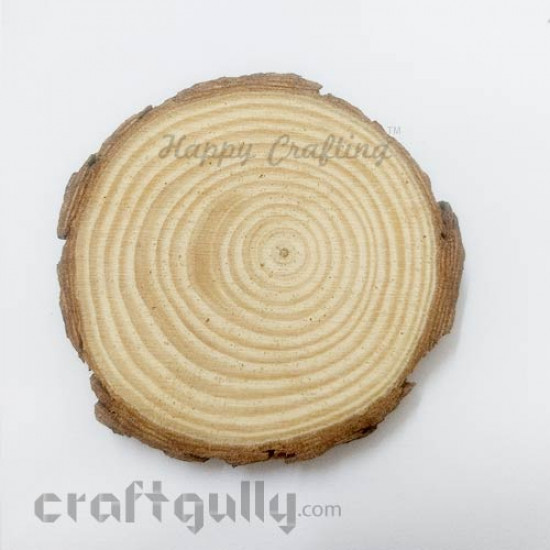 Wood Slice 60mm - Natural - Pack of 1