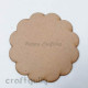 MDF Blank Designer Coasters 119mm - Flower - Pack Of 1 MDF Blank Designer Coasters 119mm - Flower - Pack Of 1